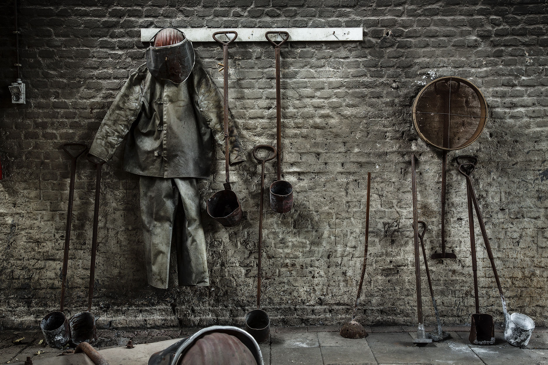 Plant in vulkaan landschap, fotostudio karel bingen.